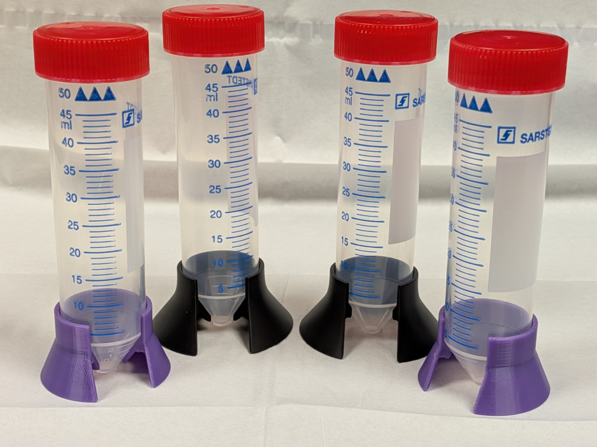 Lot de 10 supports pour tube Falcon de 50 mL