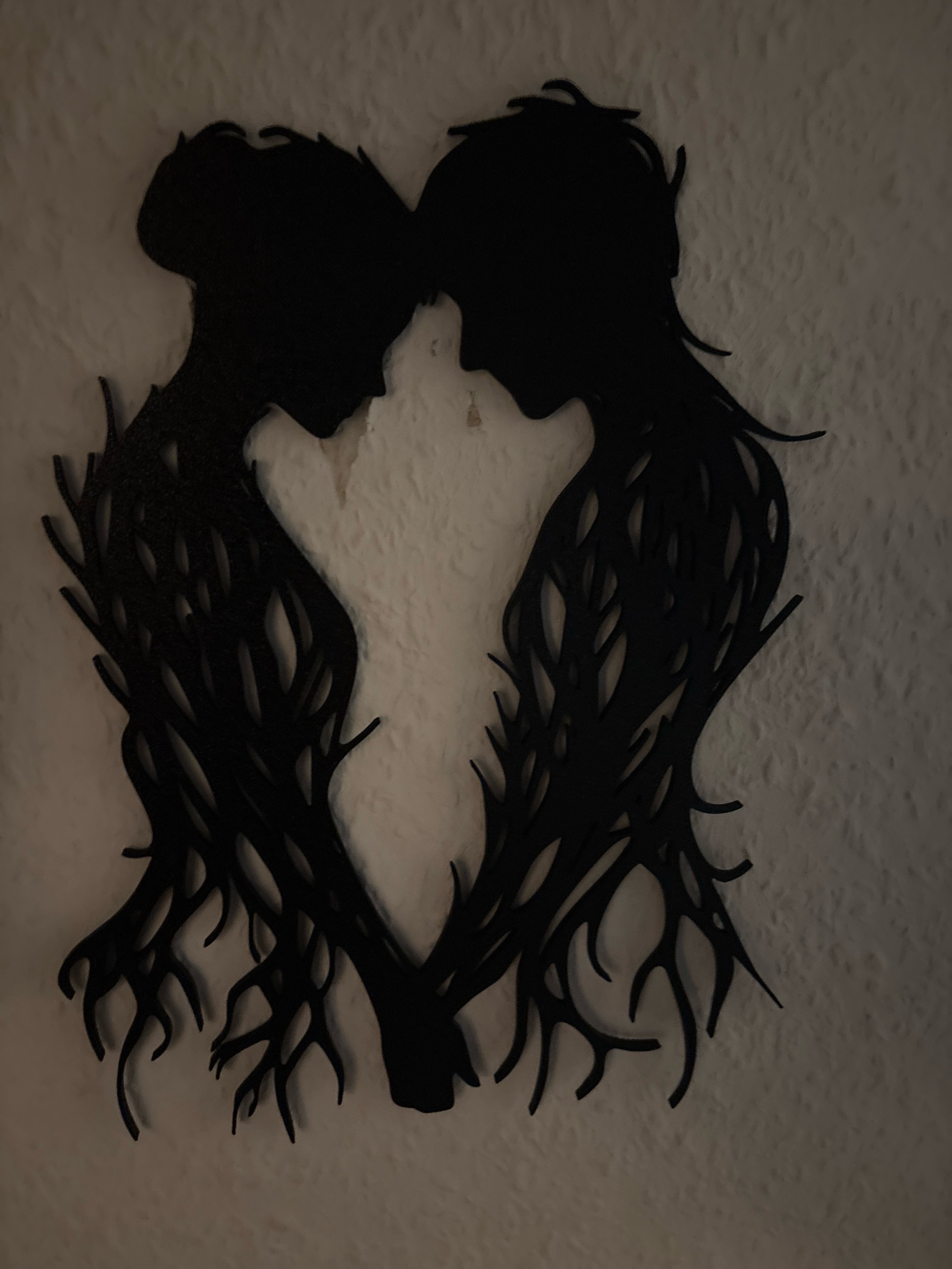 Couple enlacé sous l'Arbre de Vie - Décoration murale ou à poser - Image 1