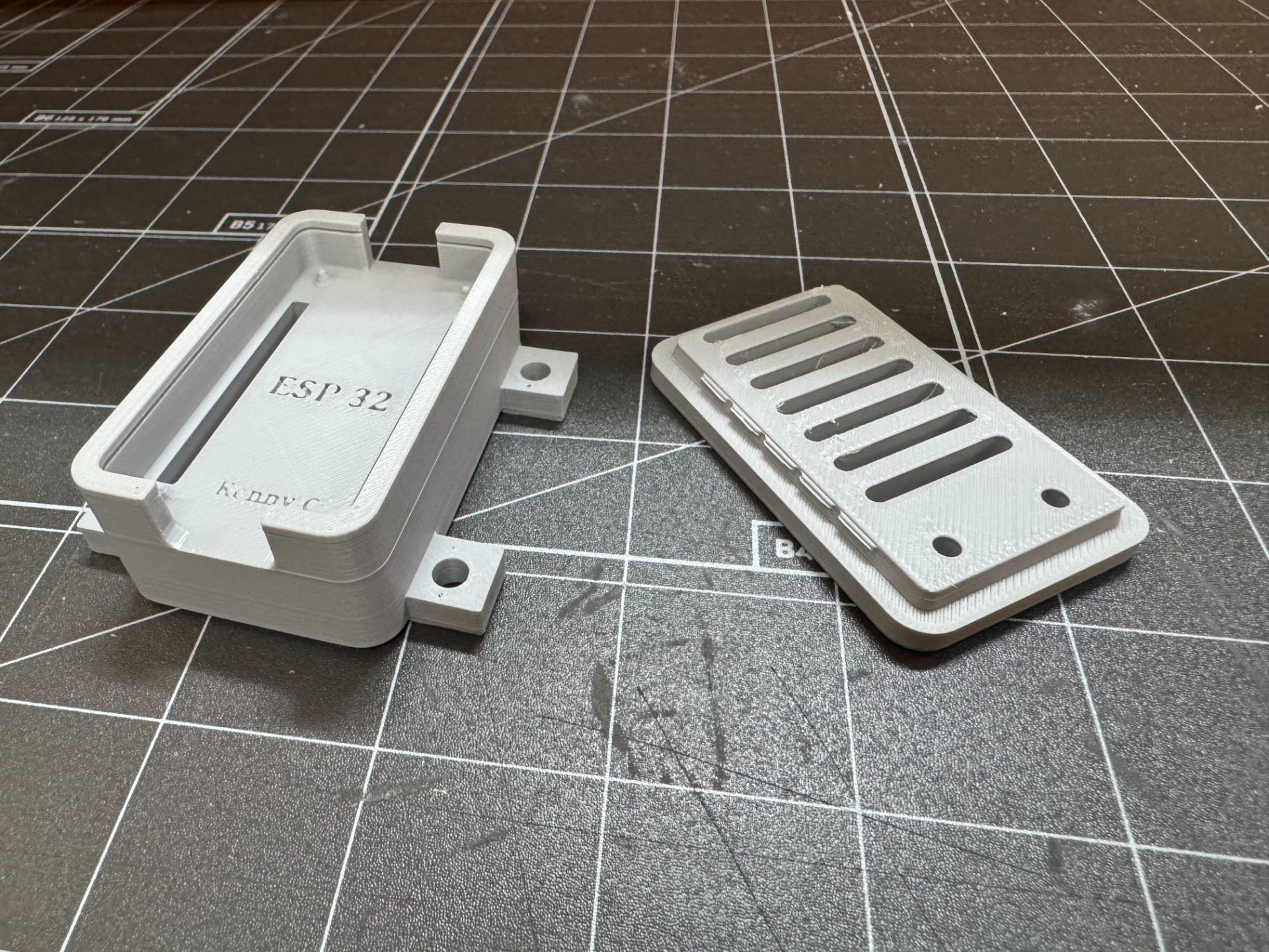 Lot de 2 boîtiers ESP32 avec fixation par vis - Image 1